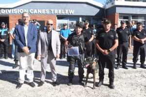 La División Canes de Trelew celebró su 21° aniversario con anuncios de expansión y nuevos recursos