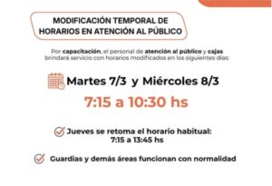Trelew: la Cooperativa Eléctrica modifica sus horarios de atención por capacitación interna