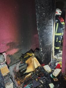 Incendio en una vivienda de Rawson