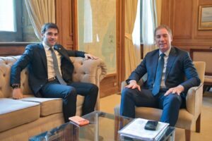 Torres y Santilli acordaron licitar el Acueducto de Comodoro la próxima semana