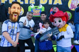Multitudinario festejo del Sindicato de Empleados de Comercio por el Día de la Niñez