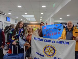 Rawson recibió a una joven brasileña en el marco de un intercambio del Rotary