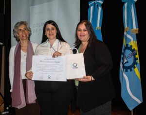 Rocío, la primera egresada de la UDC en Sarmiento